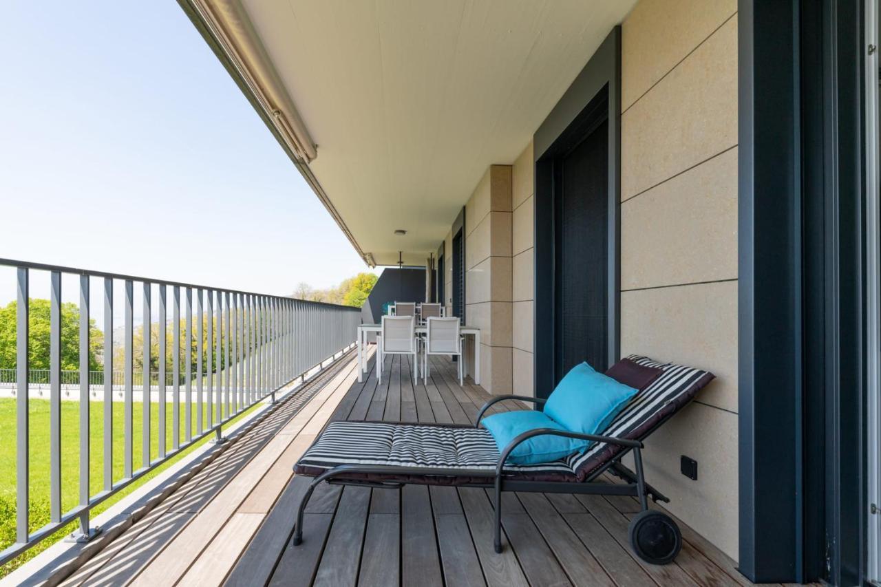Les Terrasses De Lavaux 1 - Appartement De Luxe Avec Vue Panoramique Et Piscine Puidoux Dış mekan fotoğraf