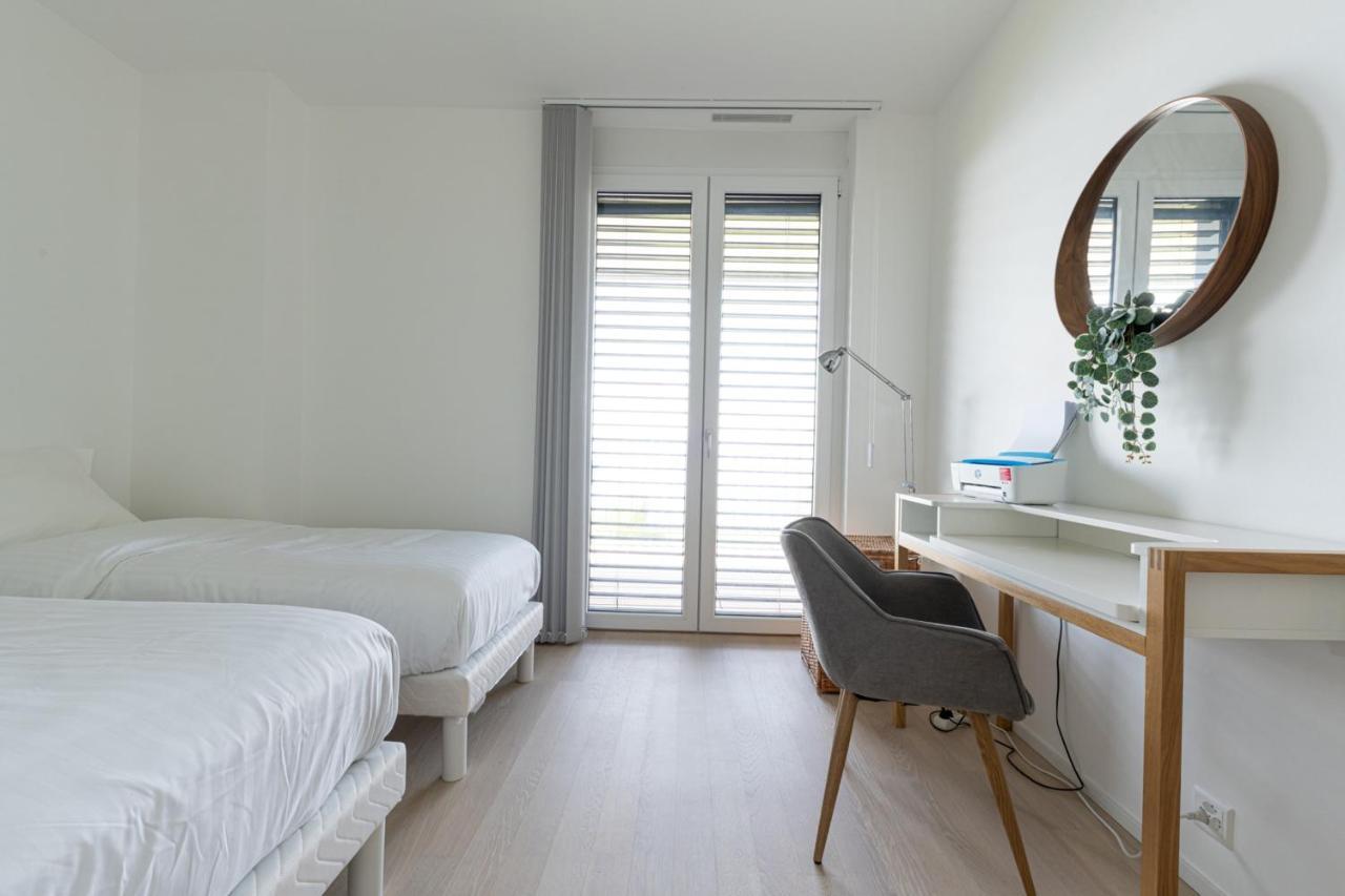 Les Terrasses De Lavaux 1 - Appartement De Luxe Avec Vue Panoramique Et Piscine Puidoux Dış mekan fotoğraf